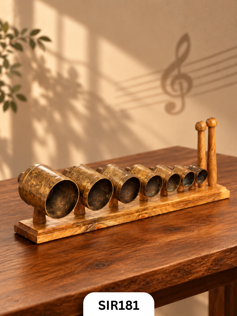 Traditional Kutch Sa Re Ga Ma Bell Instrument – 7 Bells