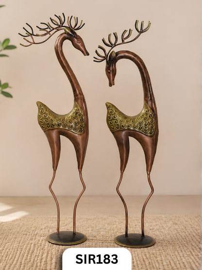 RED DEER SET OF 2 - 34.5Inch & 34Inch