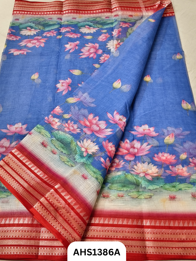 Pure Kota Cotton Digital Print Saree