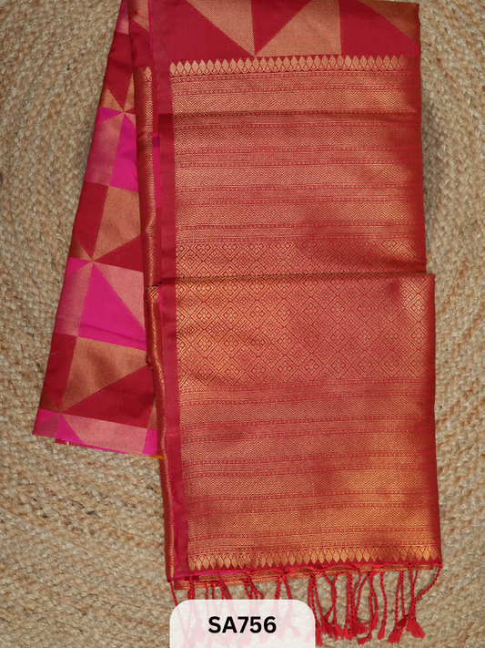 Semi Kanchipuram Soft Silk Saree -2