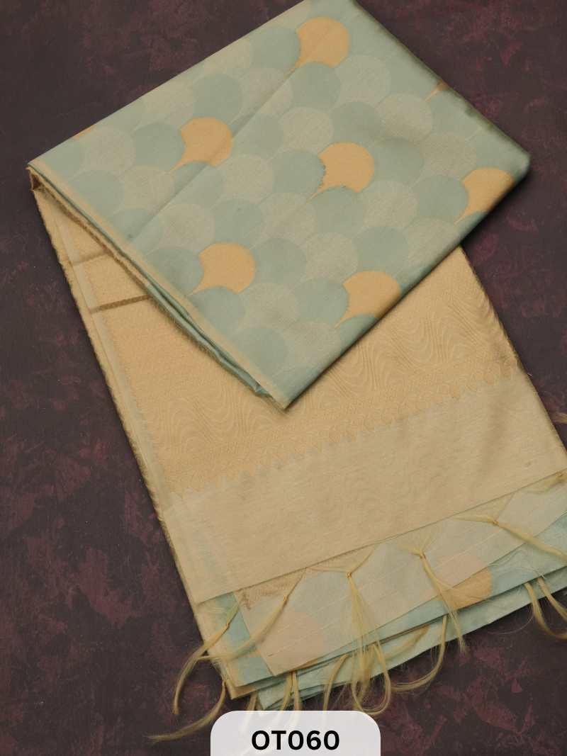 VEGAN FIBER BASED FABRIC SAREE