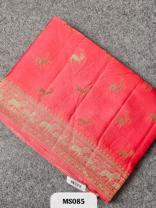 Modal Silk with Meenakari Work Saree Story with Shanmuga Priya