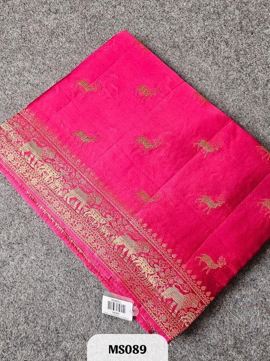 Modal Silk with Meenakari Work
