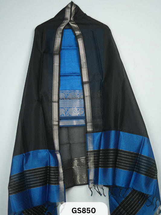 Pure Handloom Mangalgiri Top and Dupatta