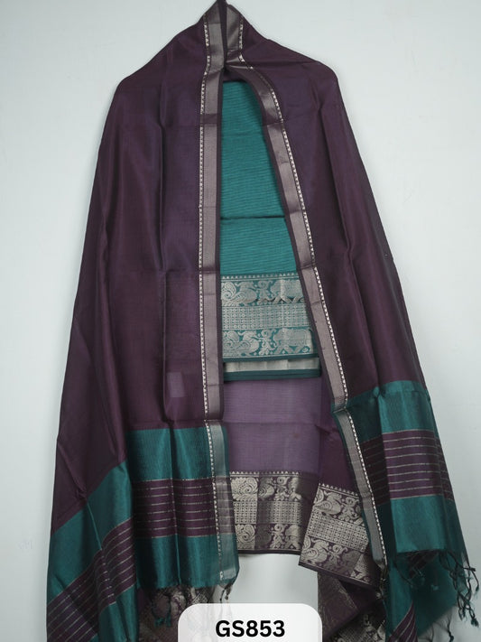 Pure Handloom Mangalgiri Top and Dupatta