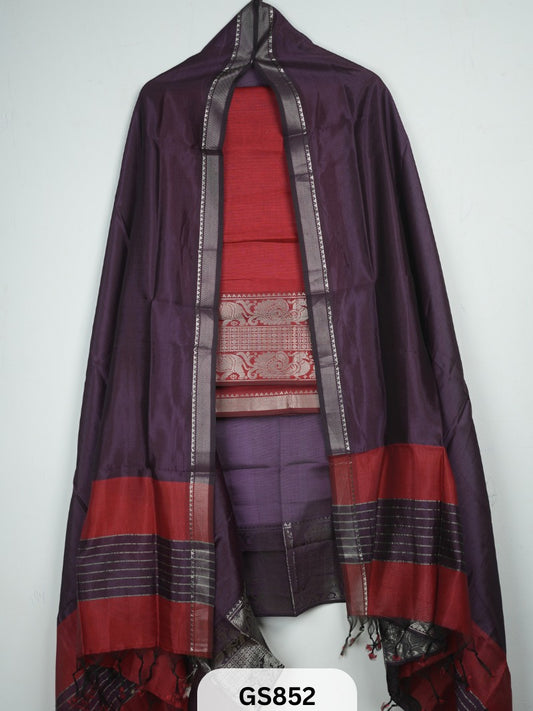 Pure Handloom Mangalgiri Top and Dupatta