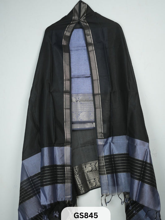 Pure Handloom Mangalgiri Top and Dupatta