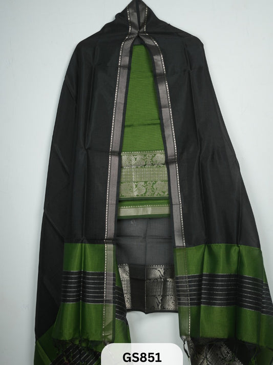 Pure Handloom Mangalgiri Top and Dupatta
