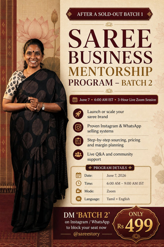 SAREE BUSINESS MENTORSHIP