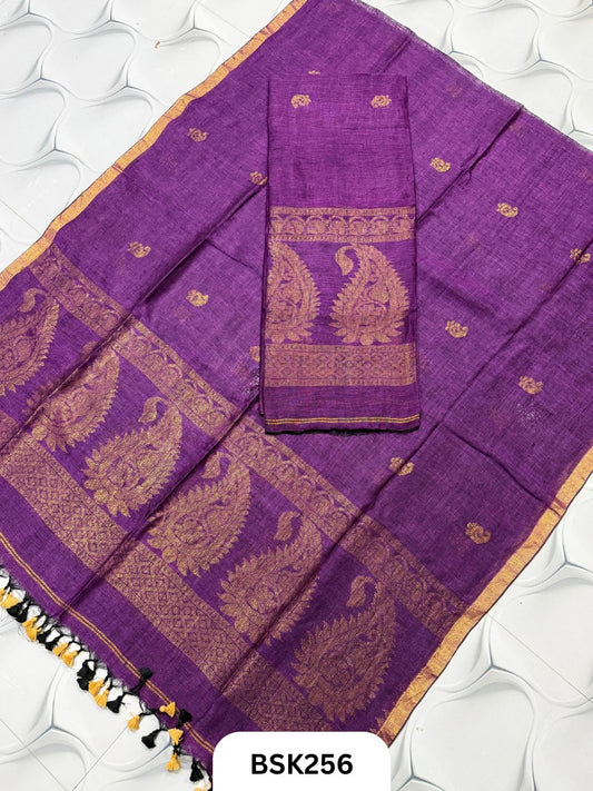 Pure Jayashree Linen By Linen - Top 2.6 Duppatta 2.7