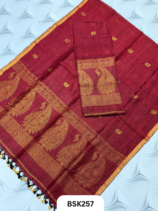 Pure Jayashree Linen By Linen - Top 2.6 Duppatta 2.7