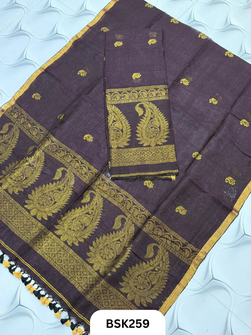 Pure Jayashree Linen By Linen - Top 2.6 Duppatta 2.7