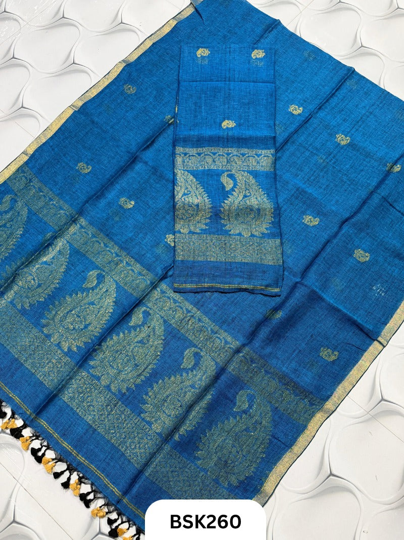 Pure Jayashree Linen By Linen - Top 2.6 Duppatta 2.7