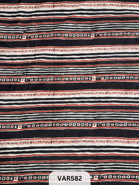 Kalamkari Hand printed - Fabric -3mtrs