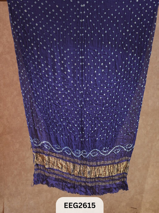 MODAL BANDHEJ DUPATTA WITH TISSUE BORDER