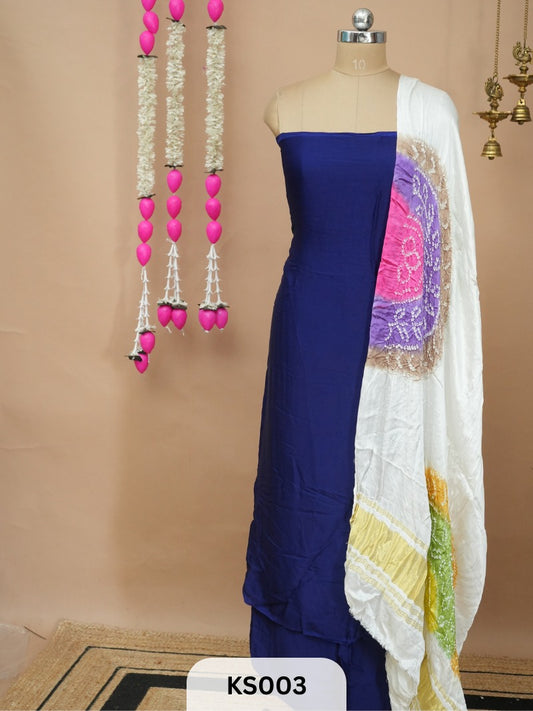 MODAL BANDHANI SALWAR SUIT