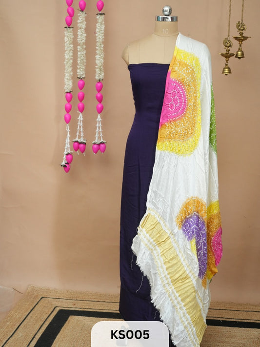 MODAL BANDHANI SALWAR SUIT
