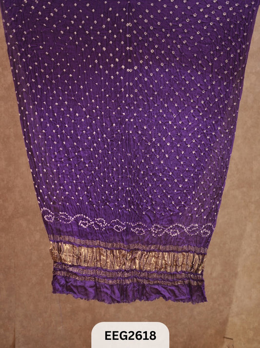 MODAL BANDHEJ DUPATTA WITH TISSUE BORDER