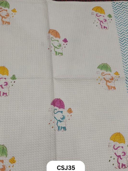 Jaipur Handblock Print Cotton Kids Towel-30/60