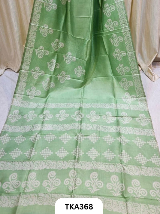 Murshidabad Silk Hand Painted Saree