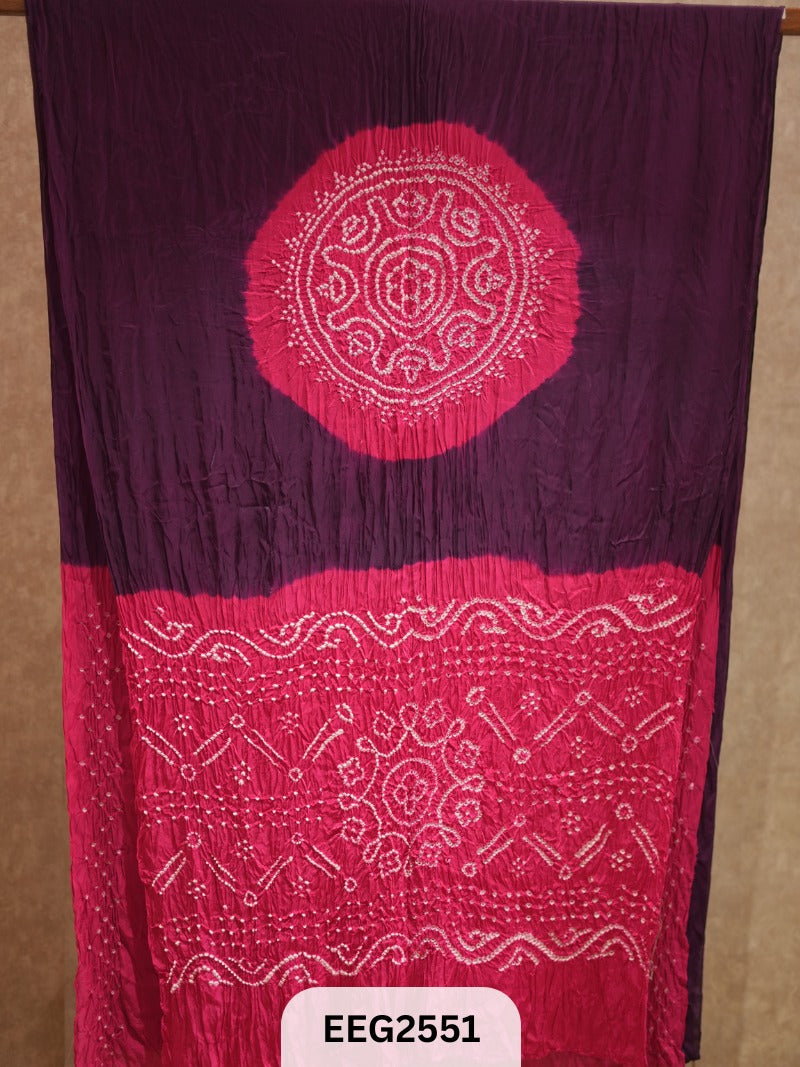 MODAL BANDHEJ SAREE