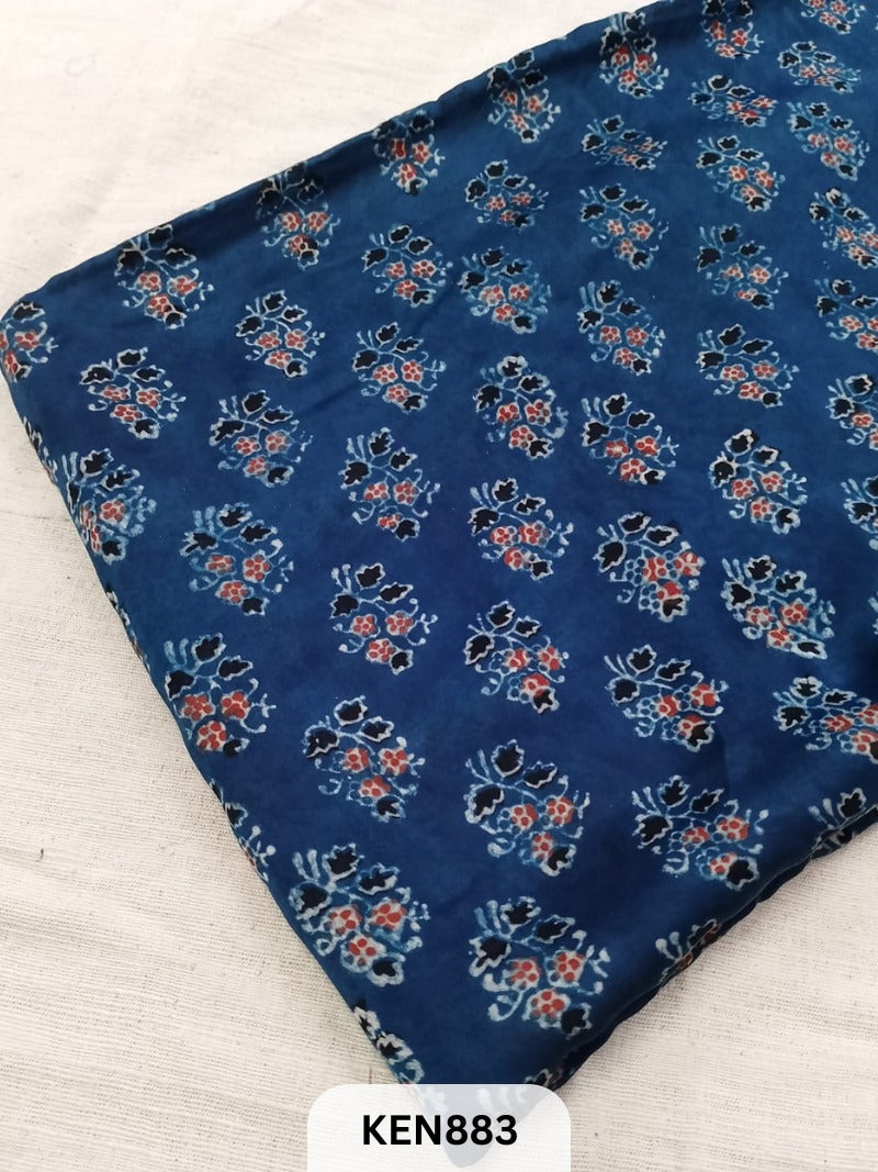 AJRAKH MODAL SILK HANDBLOCK PRINT FABRICS