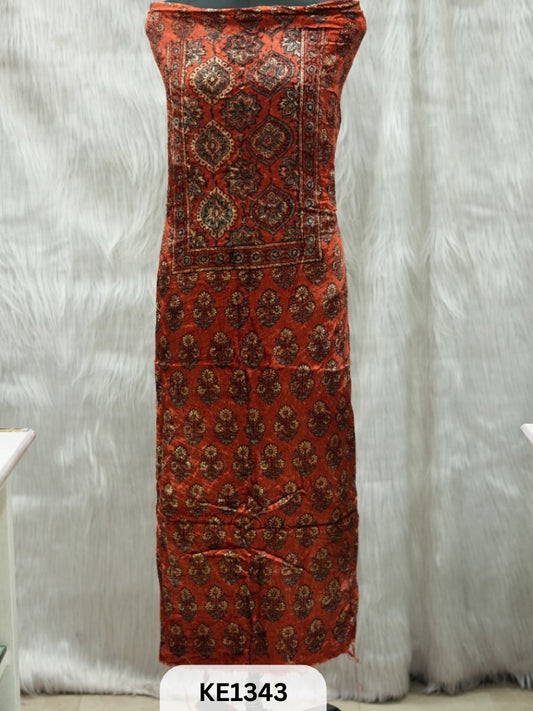 VELVET AJRAKH HANDBLOCKPRINT - 2.5MTR TOP