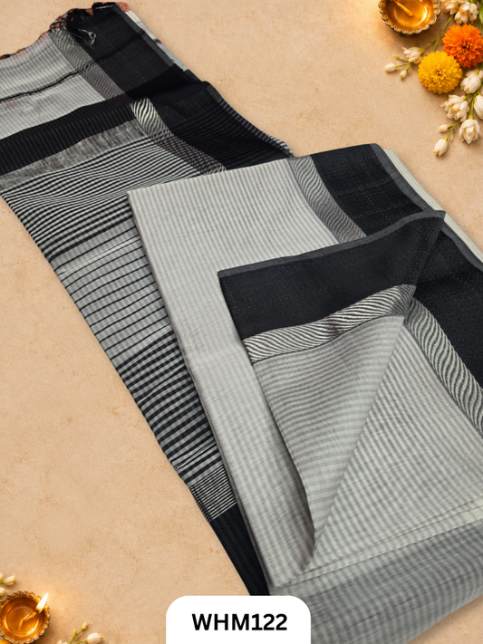 Maheshwari handloom Resham border saree